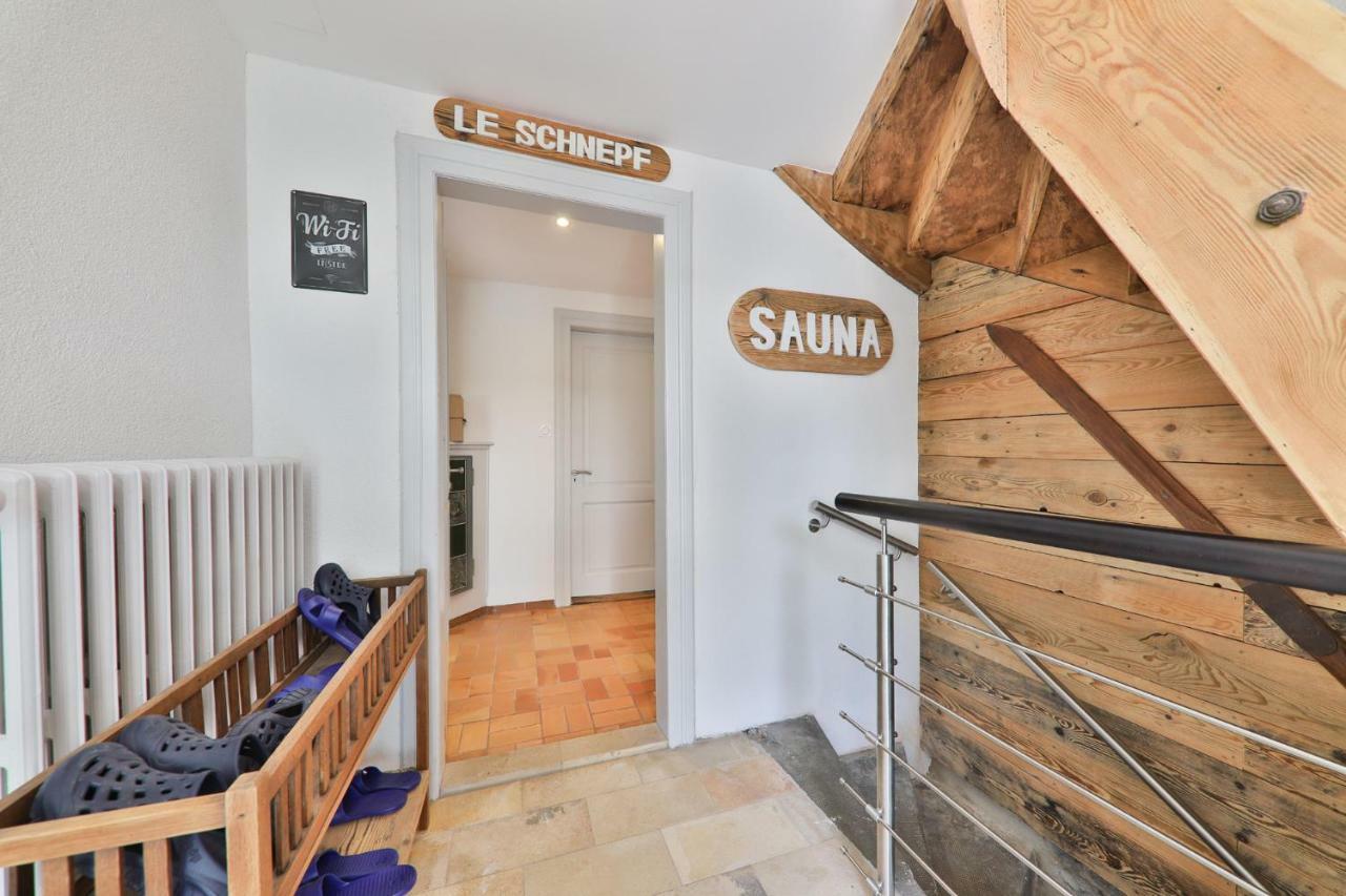 Locations Des 3 Sommets Avec Sauna Et Spa En Alsace Sondernach Exterior foto